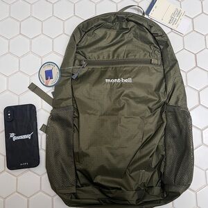 Mont-bell Pocketable Light Pack 15L olive